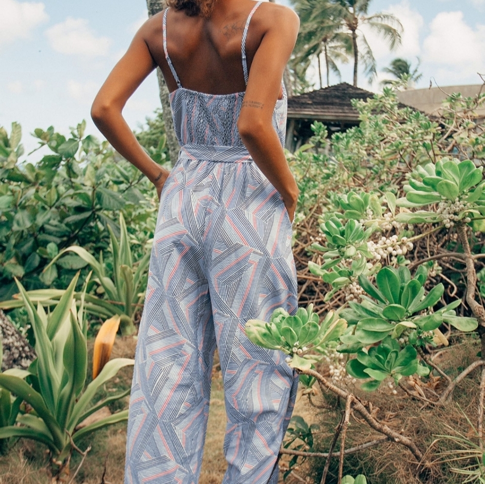 Lulus White Multi-Striped Wide Leg Jumpsuit - Picture 2 of 10